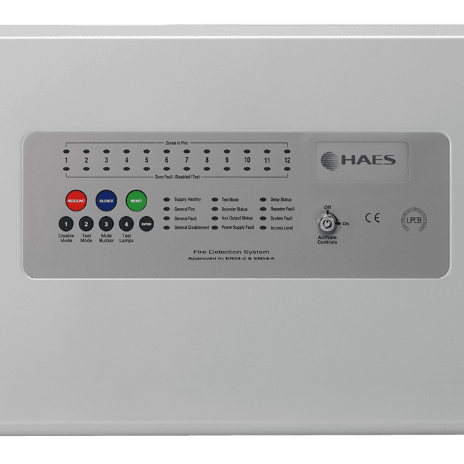 Hovedbilde ESENTO Brannalarmsentral 12 Soner