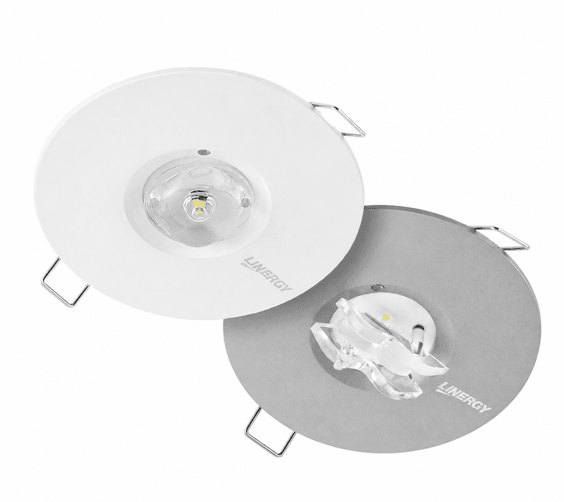 VIALED Ledelys 340 lm.  Innfelt H=10m  230V 1t Batteri